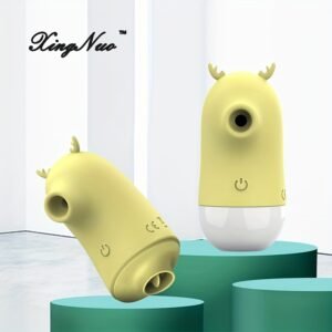 Little deer tongue-licking vibrating egg G-spot suction vibrator female flirting masturbator adult sex toy