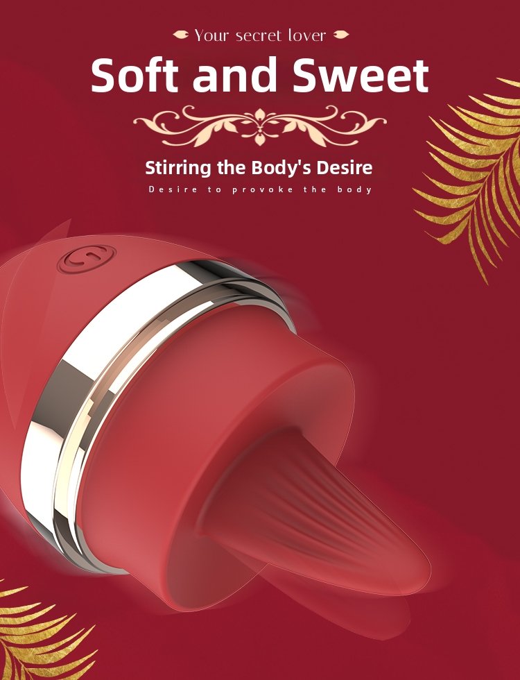 Female masturbator couple flirting adult sex toy vibrating massage wand tongue licking vibrating egg - Image 3