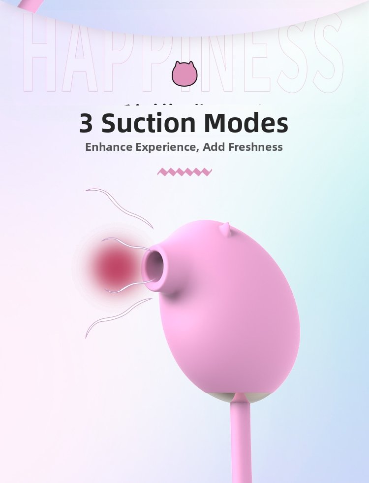 CuteFemaleDouble-EndedSuction Multi-FrequencyThrusting Instant TidalWave VibratingAVMasturbatorAdult Sex Toy Direct - Image 5