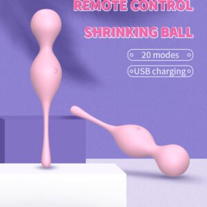 Femalevaginaltighteningballsinvisiblewearablevibratingeggwirelessremotecontrolflirtingmasturbatoradultsextoy