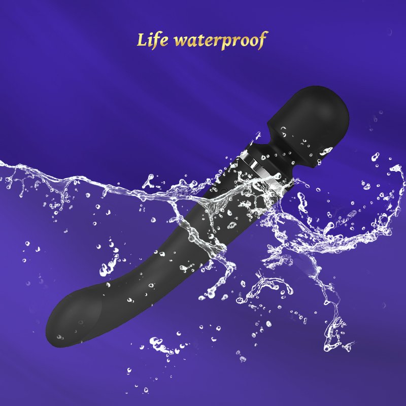 Female orgasm vibrating wand masturbator adult sex toy couple flirting sex AV massage wand - Image 3