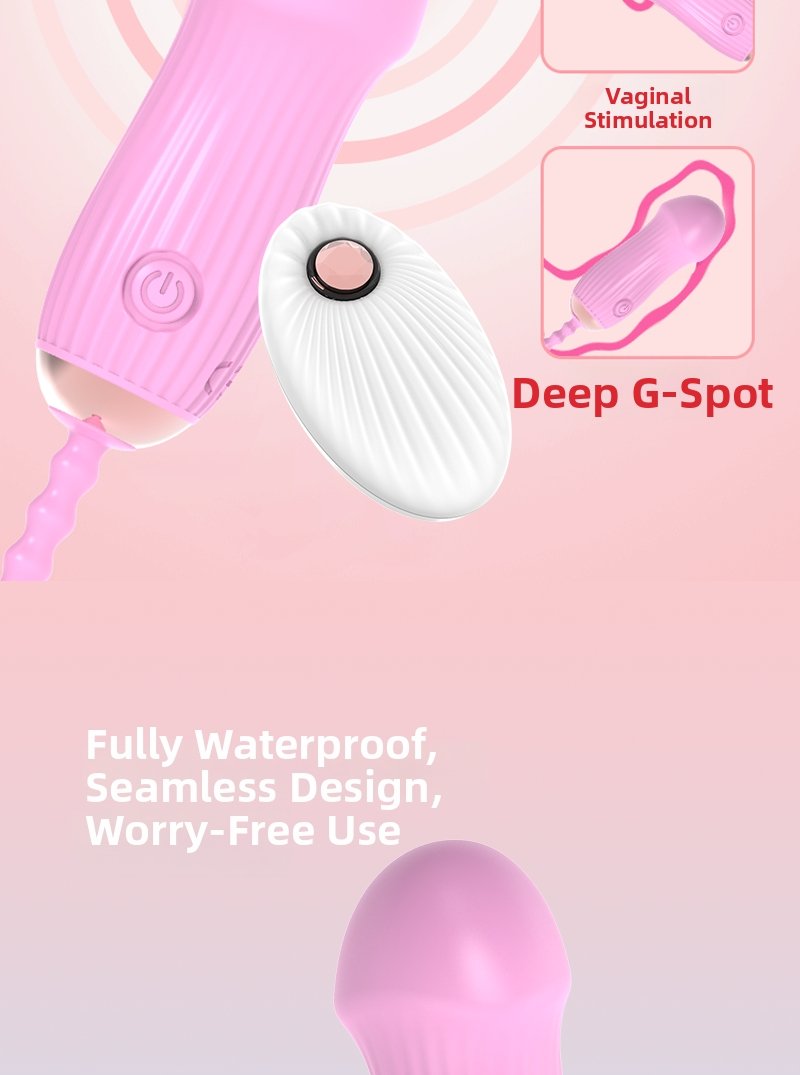Wireless remote control mushroom vibrating egg female masturbator sex toy women's multi-frequency vibrator - Image 3