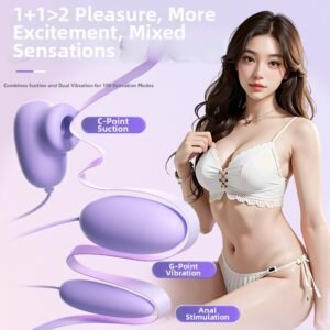 Suction vibrating egg female orgasm masturbator couple foreplay flirting adult sex toy