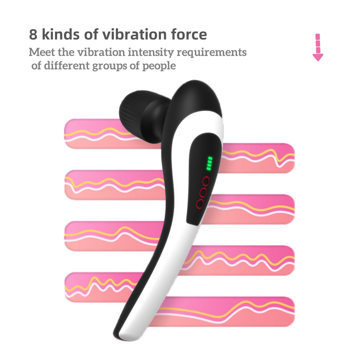 Fascia gun masturbator female AV massage vibrating wand electric adult sex toy - Image 4