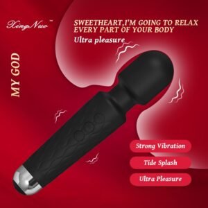 Hot-selling couple shared AV vibrator multi-frequency vibration G-spot stimulation female adult sex massage wand orgasm masturbator