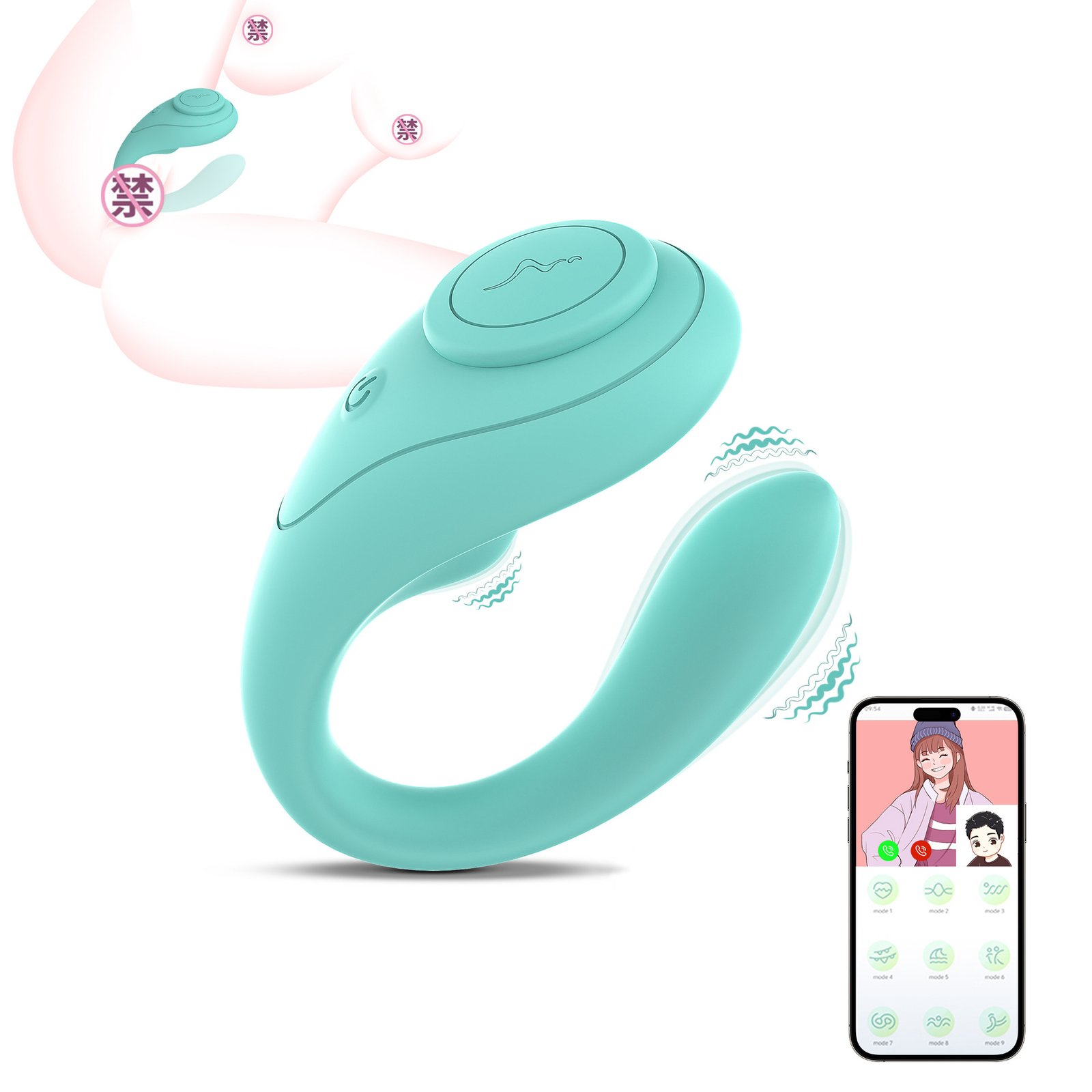 New product wearable vibrating egg female masturbation massager APP version vibration sex toy - Image 5