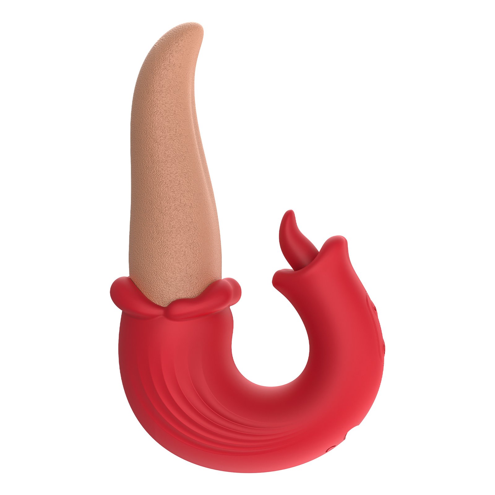 New product female realistic tongue vibrating masturbator tongue-licking vibrating wand adult flirting sex toy - Image 5